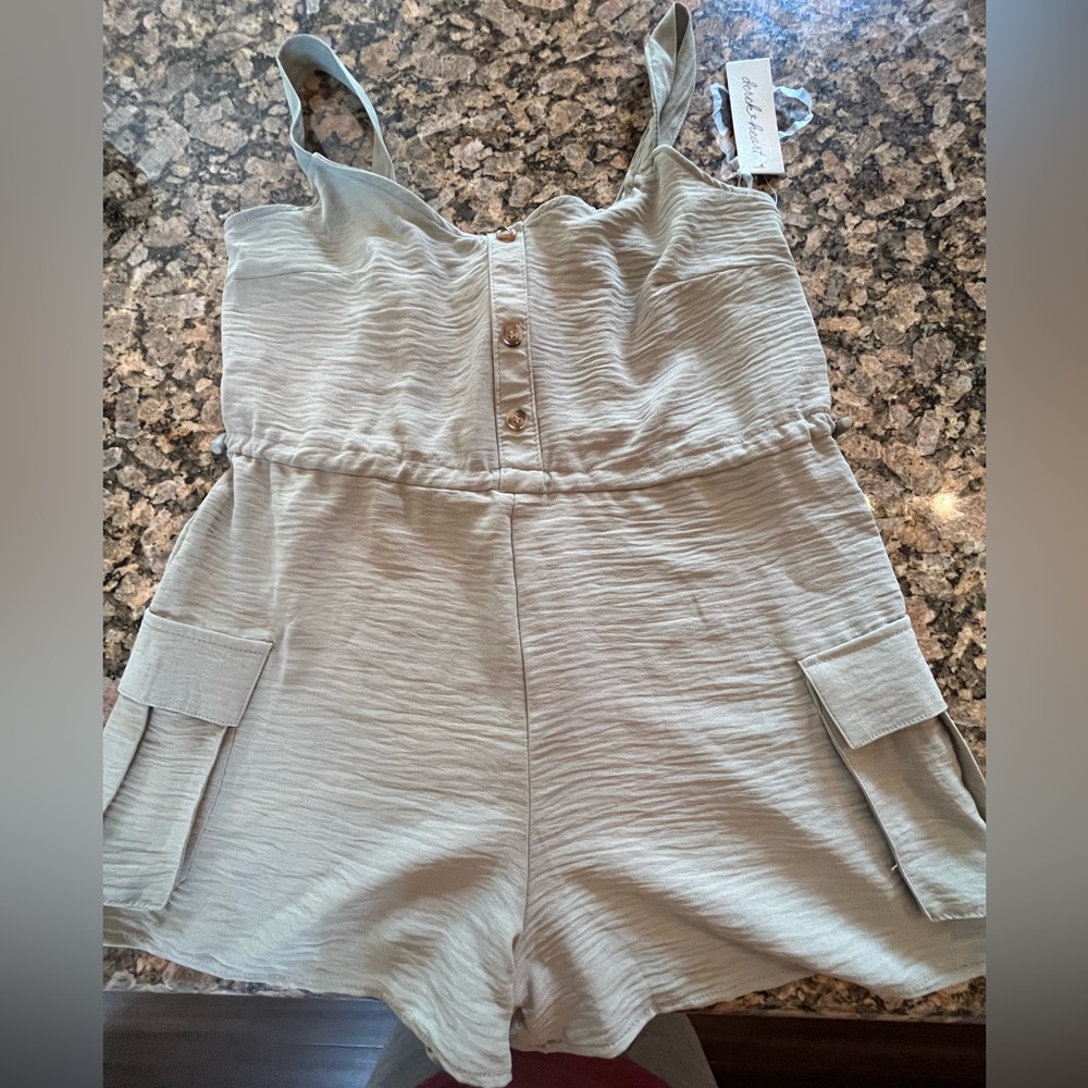 Soft green Romper